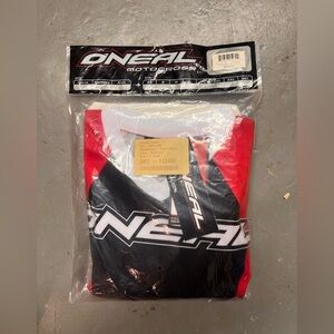 O'Neill Red and Black Long Sleeve Tee